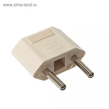 Сетевой переходник REXANT «Тефаль», плоский, белый, 11-1041