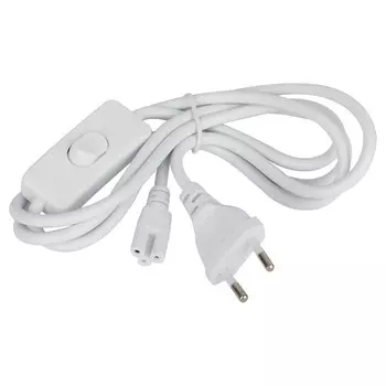 Сетевой шнур Эра с выключателем, 1,5 м для LLED-04