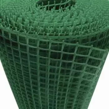 Сетка для цветников, 0,5 5 м, ячейка 1,8 1,8 см, тёмно-зелёная