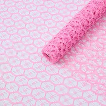 Сетка для цветов "Крошет фигурный", розовый, 0,48 х 4,5 м