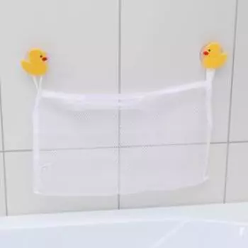 Сетка для игрушек и мелочей на присосках Доляна «Утята», 3827 см