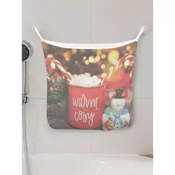 Сетка JoyArty для хранения игрушек и мелочей, на присосках, настенная