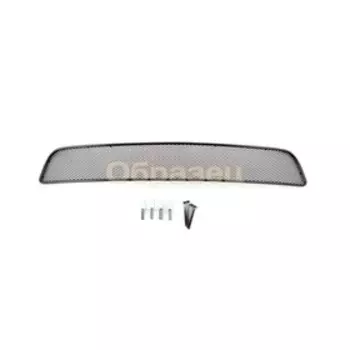 Сетка на бампер внешняя для FORD Explorer 2018-2019, 4 шт, черн, 15 мм, для авто с камерой