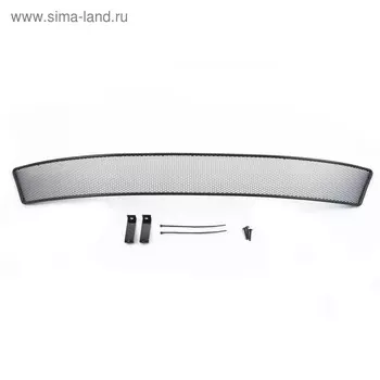 Сетка на бампер внешняя для HYUNDAI Solaris 2014-2016, черн., 10 мм