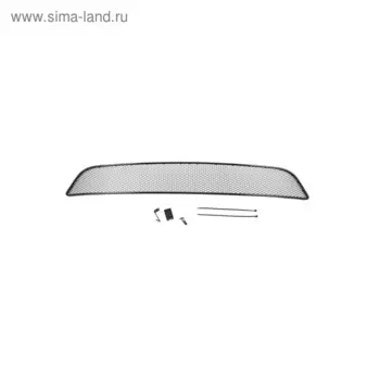 Сетка на бампер внешняя для NISSAN Pathfinder 2010-2014, черн., 15 мм