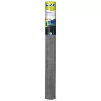 Сетка садовая, 1 × 5 м, ячейка 1,1 × 0,3 см, пластик, серебристая, MISTRAL