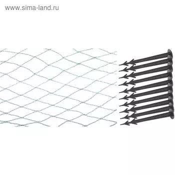 Сетка садовая для пруда, 4 5 м, ячейка 2 2 см