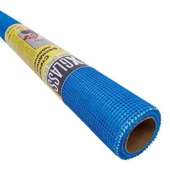 Сетка стеклотканевая фасадная XGlass Pro 5х5 мм, 1х20 м, 160 гр/м2