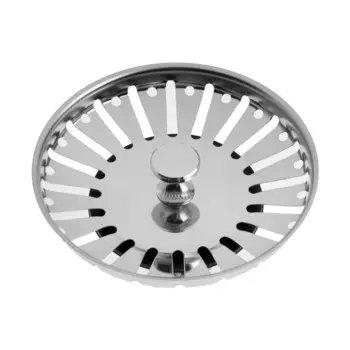 Сеточка сменная Aquant, 3 1/2", для мойки, сливное отверстие d=90-98 мм, металл