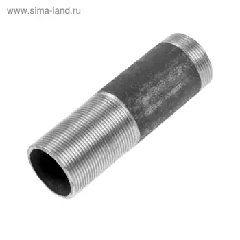 Сгон стальной, 1 1/2", DN 40, PN 16, L=150 мм, Lрезьбы=60/15 мм