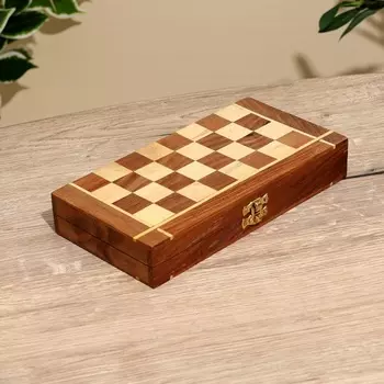 Шахматы, 25254 см, дерево шишам