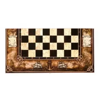 Шахматы деревянные «Морская карта», подарочные