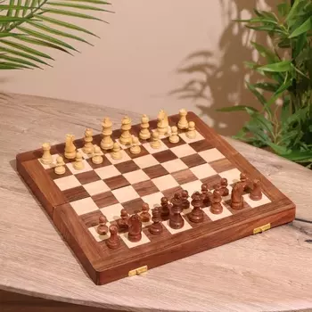 Шахматы турнирные, доска 3636, дерево шишам