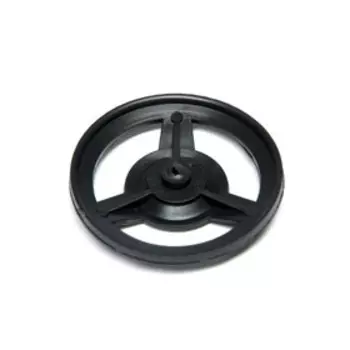 Шайба ТУНДРА, для теплоизоляции, рондоль, дожимная, черный, 100 шт.