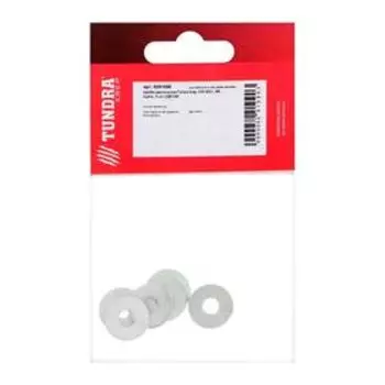 Шайба увеличенная ТУНДРА krep, DIN9021, М6, цинк, 8 шт.