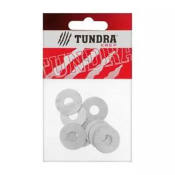 Шайба увеличенная ТУНДРА krep, DIN9021, М8, цинк, 8 шт.