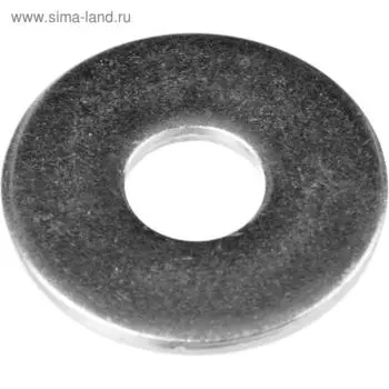 Шайба ЗУБР МАСТЕР, кузовная, увеличенная, DIN 9021, оцинкованная, М6, 18 шт