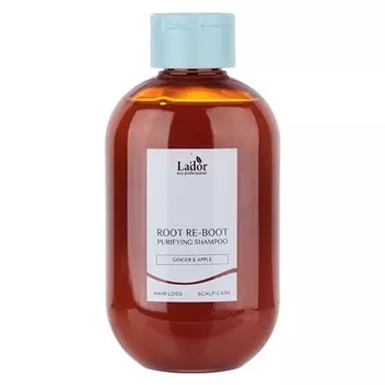 Шампунь для чувствительной и жирной кожи головы с имбирем и яблоком ROOT RE-BOOT, 300 мл