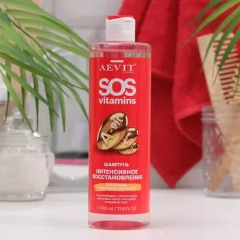 Шампунь для повреждённых волос Librederm SOSvitamins интенсивное восстановление, 400 мл