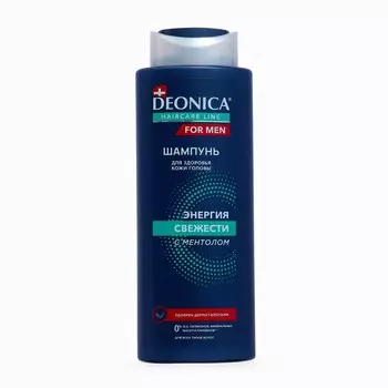 Шампунь для волос Deonica For Men «Энергия свежести», с ментолом, 380 мл