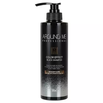 Шампунь для волос с эффектом окрашивания Around Me Color Effect Black Shampoo