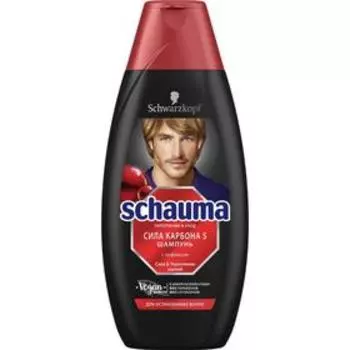 Шампунь для волос Schauma «Сила карбона», для мужчин, 380 мл
