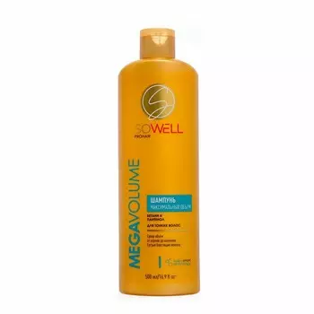Шампунь для волос SoWell Mega Volume «Максимальный объём», 500 мл