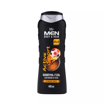Шампунь-гель для волос и тела IRIS Cosmetic экстремальная свежесть, 400 мл