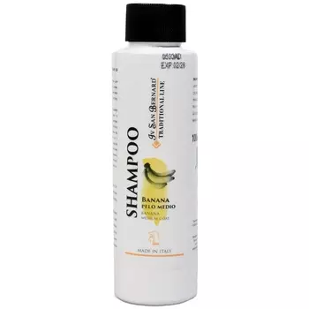 Шампунь ISB Traditional Line Banana для шерсти средней длины 100 мл