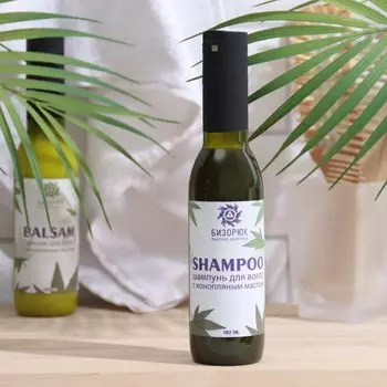 Шампунь с конопляным маслом "Бизорюк", 180 мл