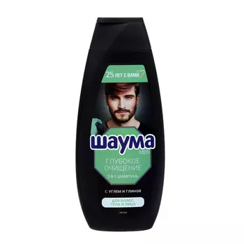 Шампунь Schauma Men «Глубокое очищение», 3 в 1, 360 мл