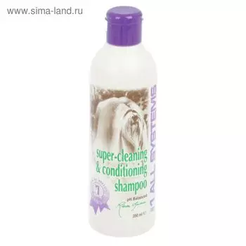 Шампунь суперочищающий 1 All Systems Super Cleaning&Conditioning Shampoo, 250 мл