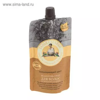 Шампунь-уход для волос Банька Агафьи «Защищающий цвет», 100 мл