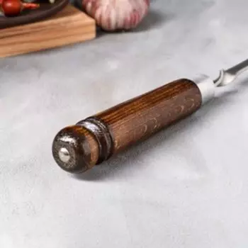 Шампур армянский «Люкс», 70 см х 3 мм, лакированная ручка рабочая часть 55 см