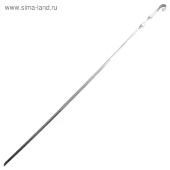 Шампур Maclay, угловой, толщина 1 мм, 60х1 см
