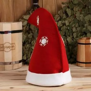 Шапка банная "Новогодний колпак"