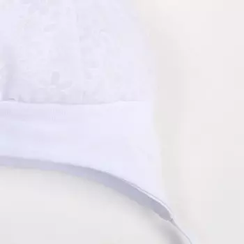 Шапка детская, цвет белый, размер 40-42