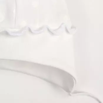 Шапка детская, цвет белый, размер 44-46