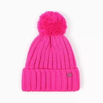 Шапка детская, цвет фуксия, размер 52-54