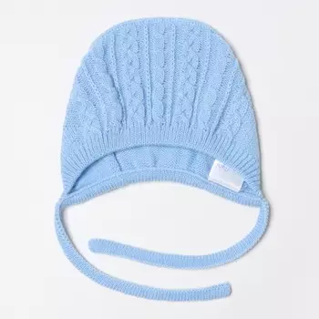 Шапка детская, цвет голубой, размер 22