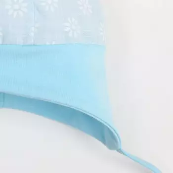 Шапка детская, цвет голубой, размер 44-46