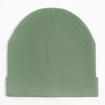 Шапка детская, цвет оливковый, размер 50-52