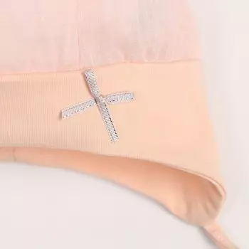 Шапка детская, цвет персиковый, размер 44-46