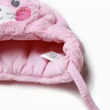 Шапка детская, цвет розовый, размер 42