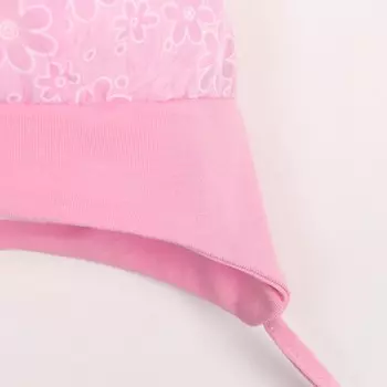 Шапка детская, цвет розовый, размер 44-46