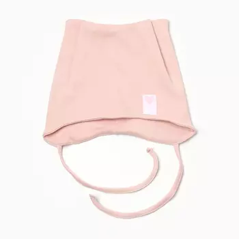Шапка детская, цвет розовый, размер 44-46 (9-12 мес)