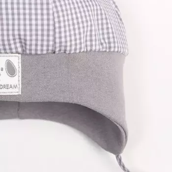 Шапка детская, цвет серый, размер 42-44