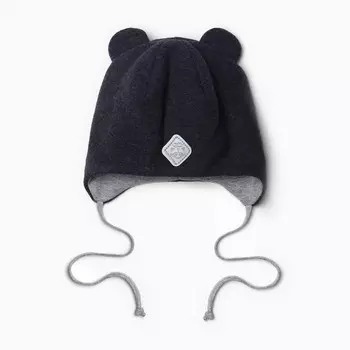 Шапка детская, цвет синий, размер 42-44