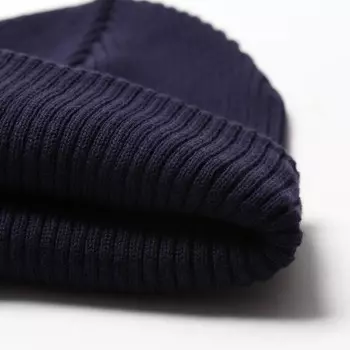 Шапка детская, цвет т.синий, размер 55-56