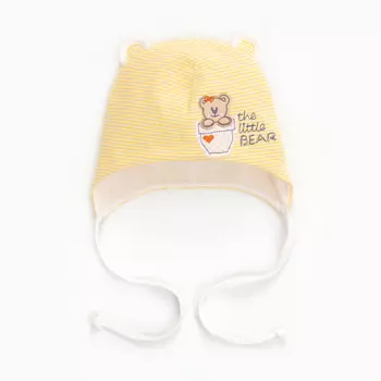 Шапка детская, размер 40-42, жёлтая